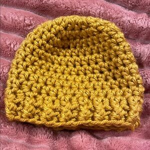 For Nick S Cozy Gold Kids Crochet Hat